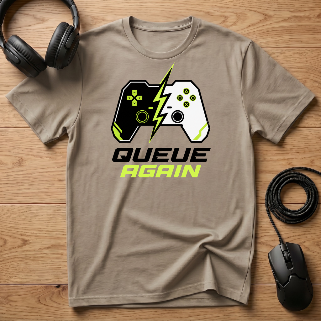 Queue Again T-Shirt