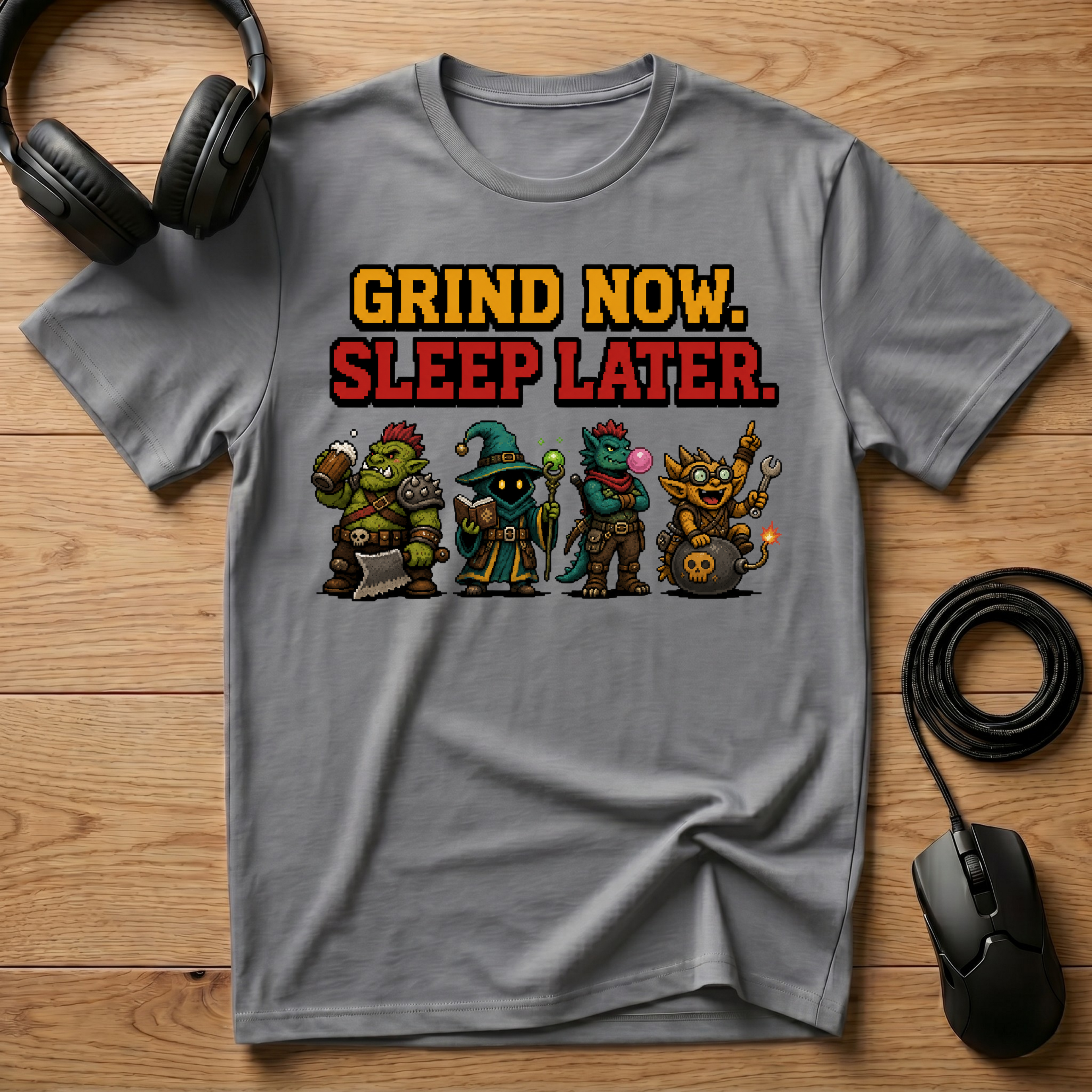 Grind Now. Sleep Later. T-Shirt