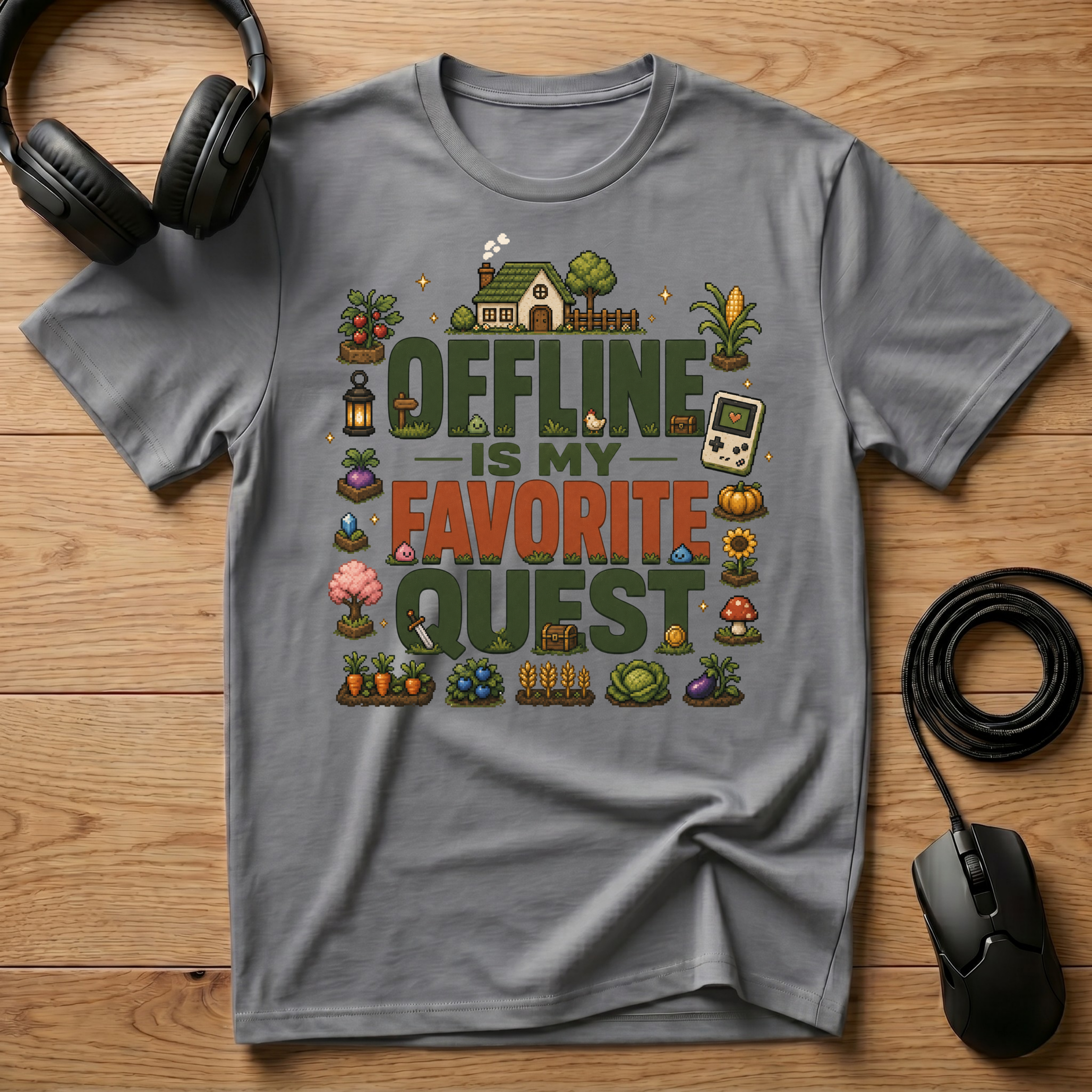 Offline Is My Favorite Quest T-Shirt