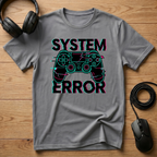 System Error Retro Game Controller T-Shirt