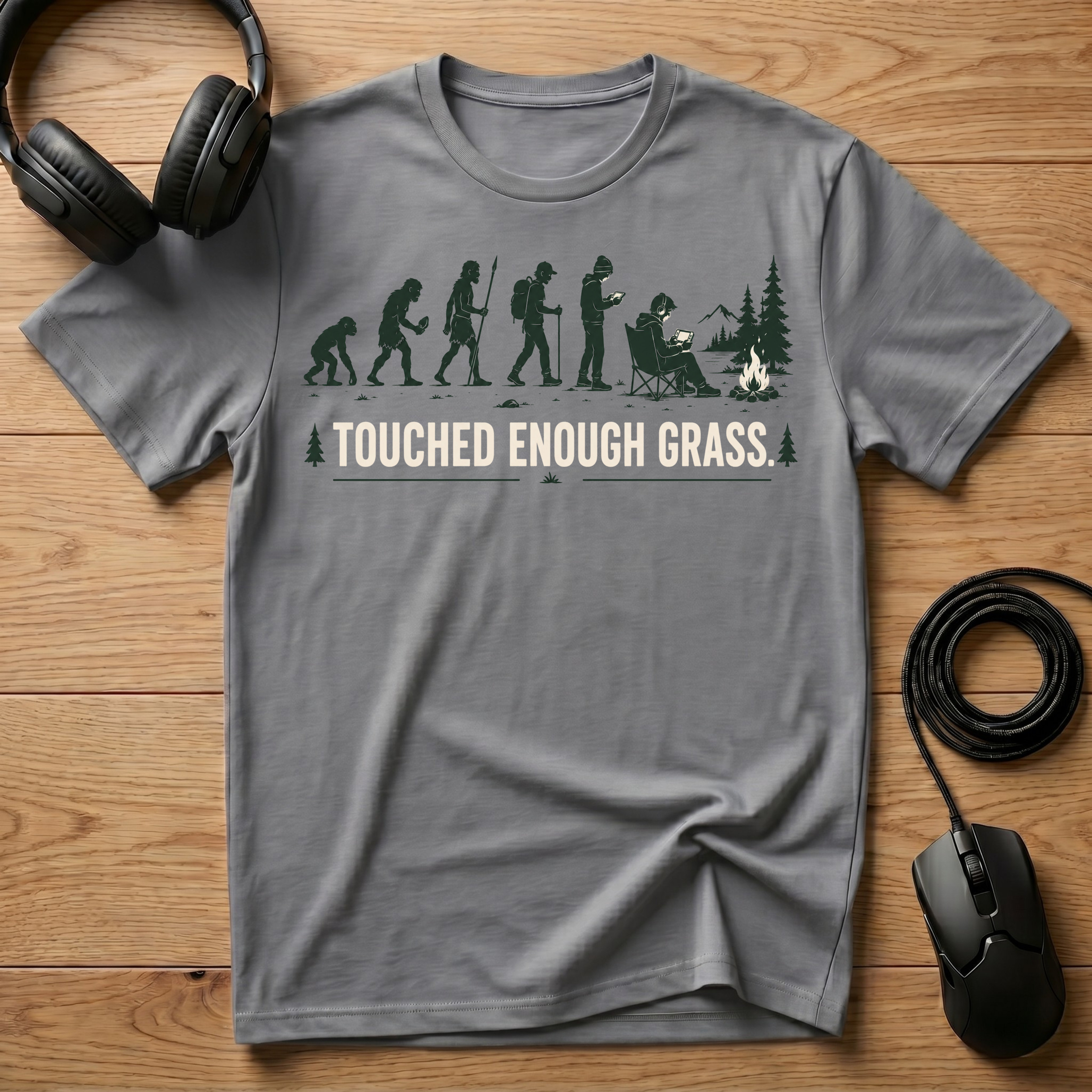 Touched Enough Grass. T-Shirt