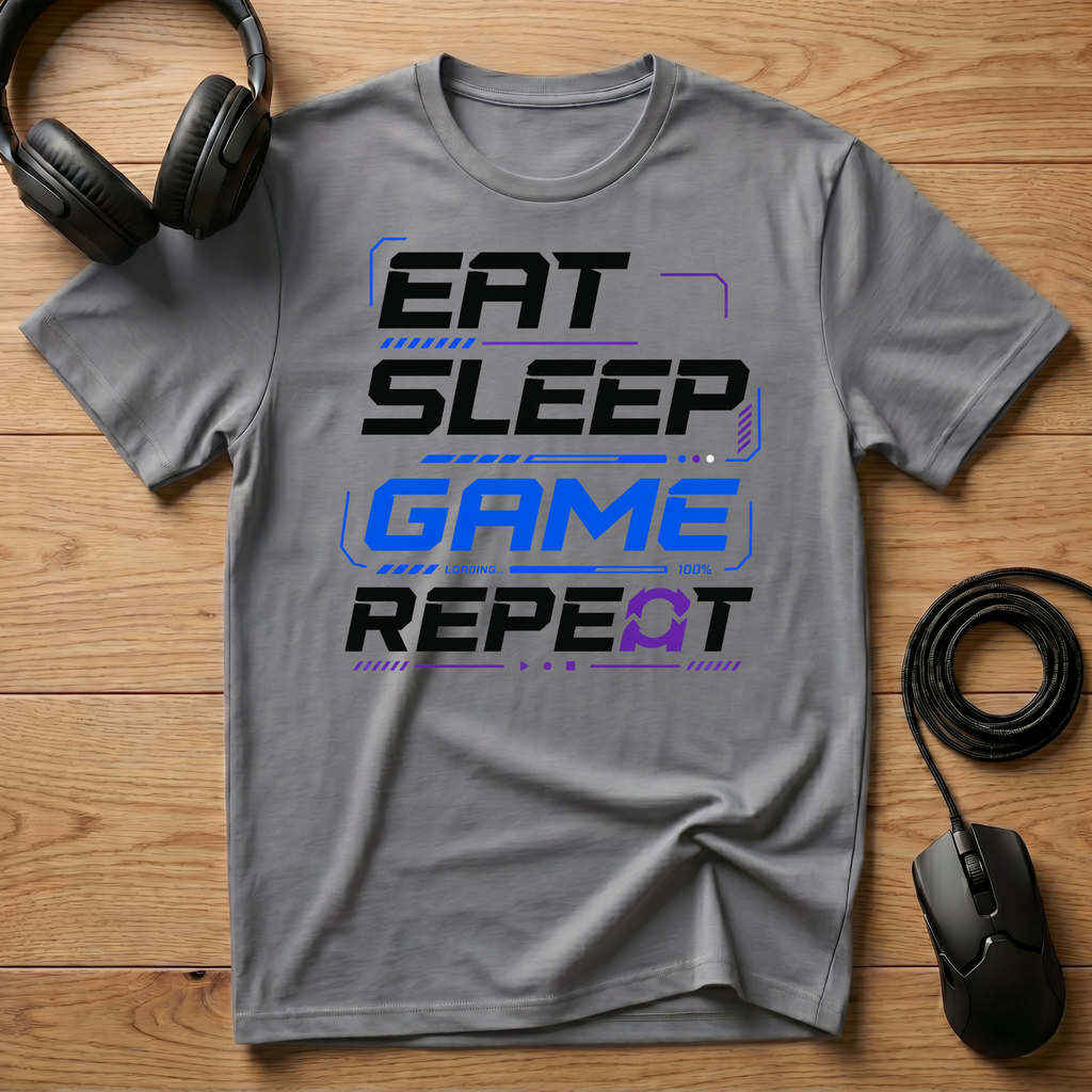Eat. Sleep. Game. Repeat. T-Shirt