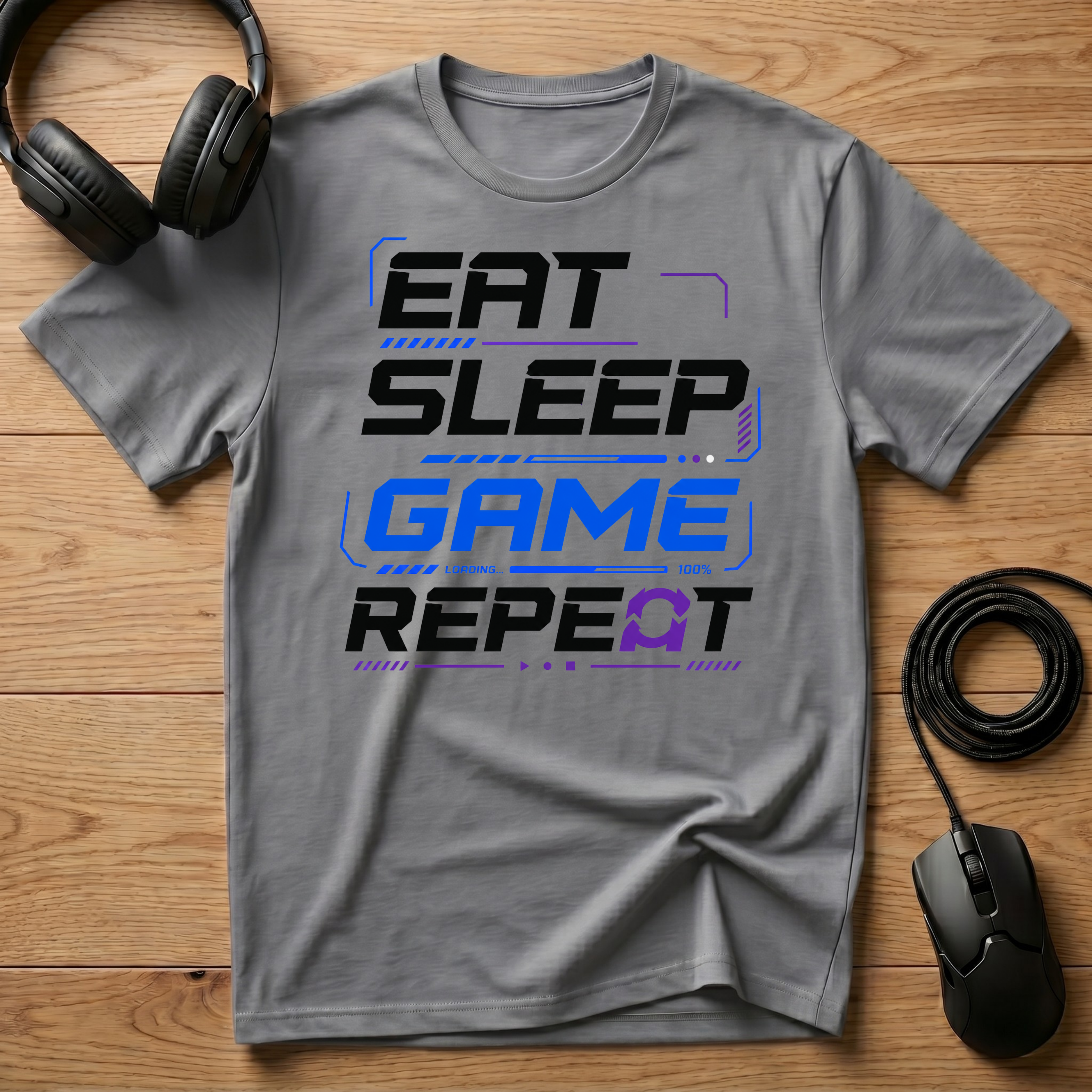 Eat. Sleep. Game. Repeat. T-Shirt