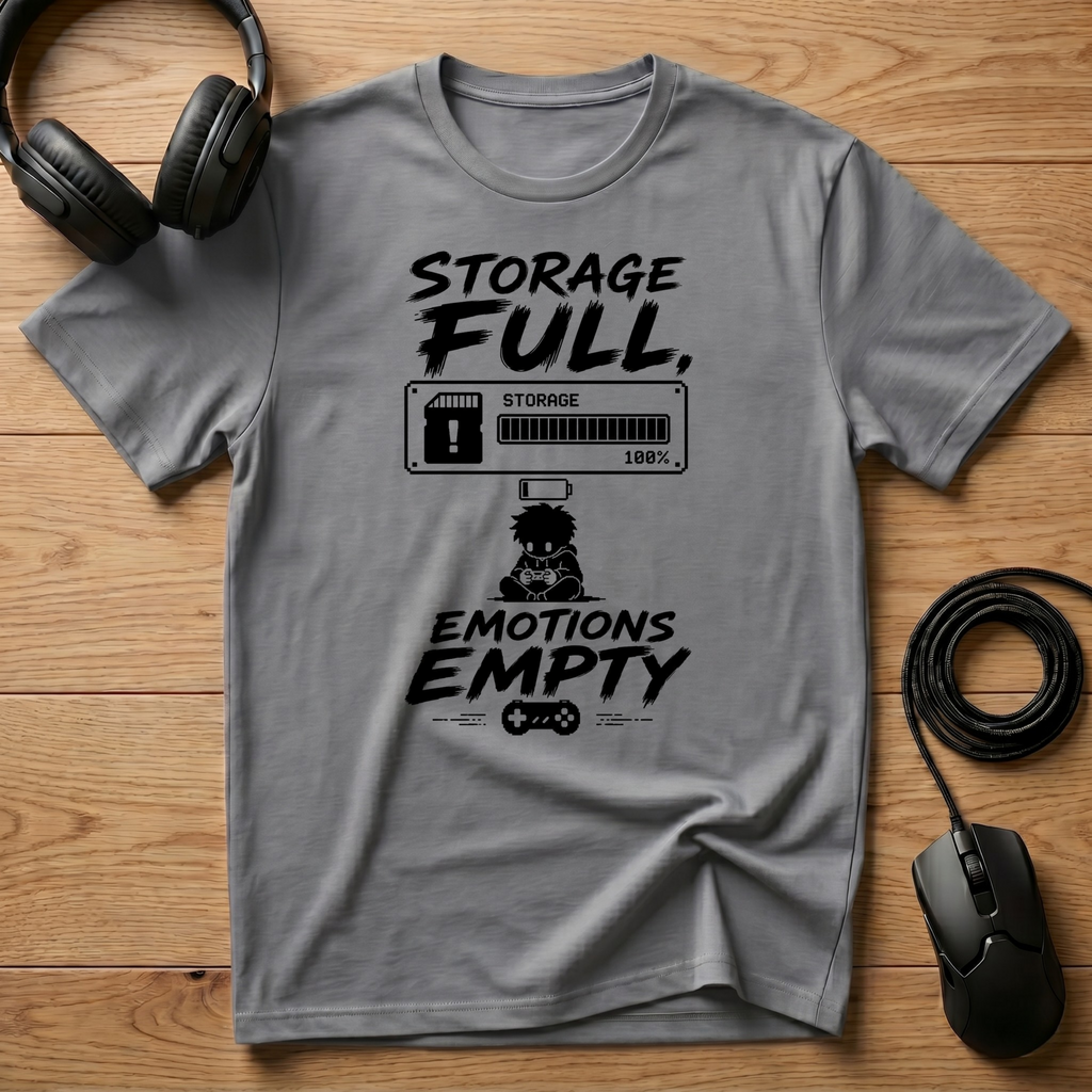 Storage Full, Emotions Empty T-Shirt