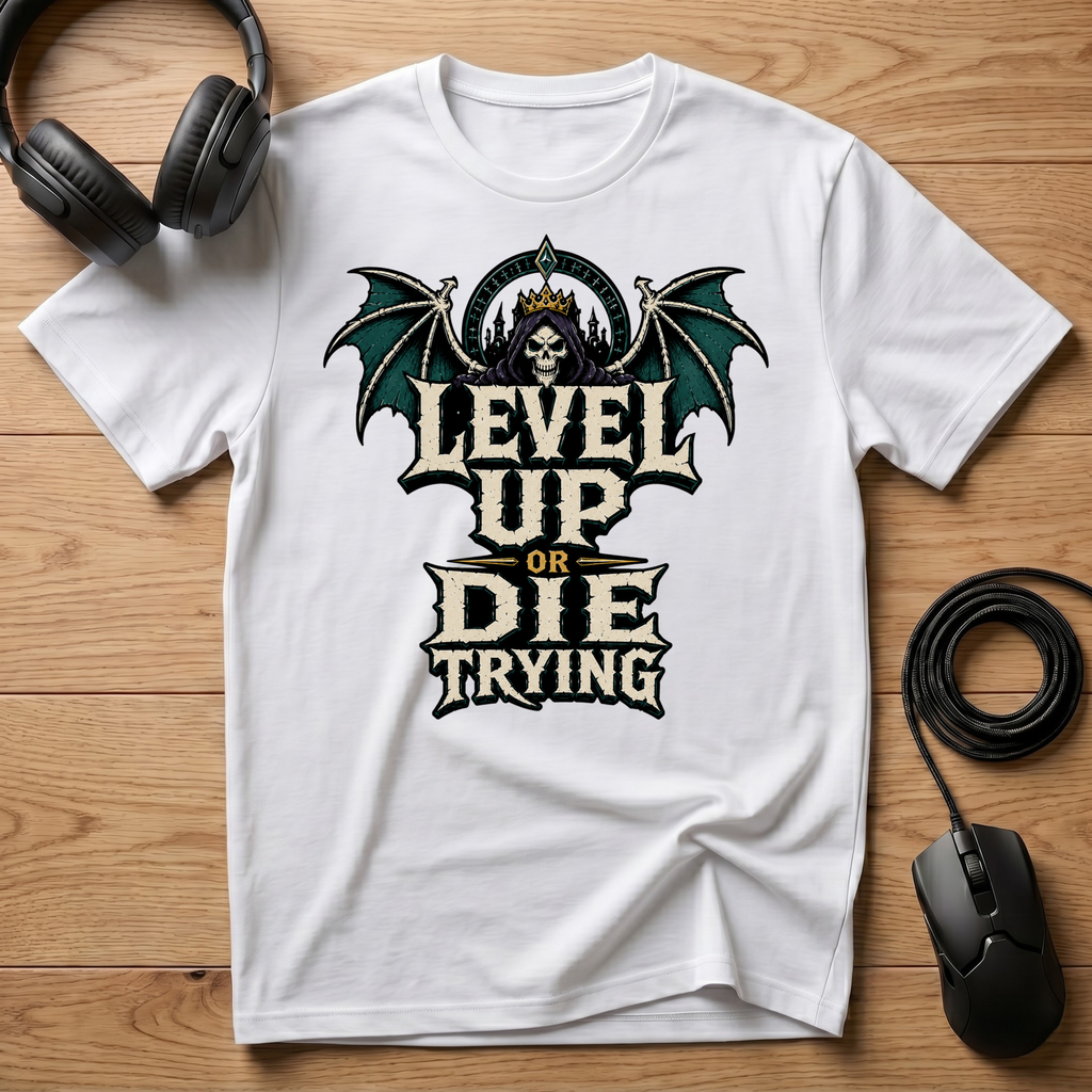Level Up Or Die Trying T-Shirt