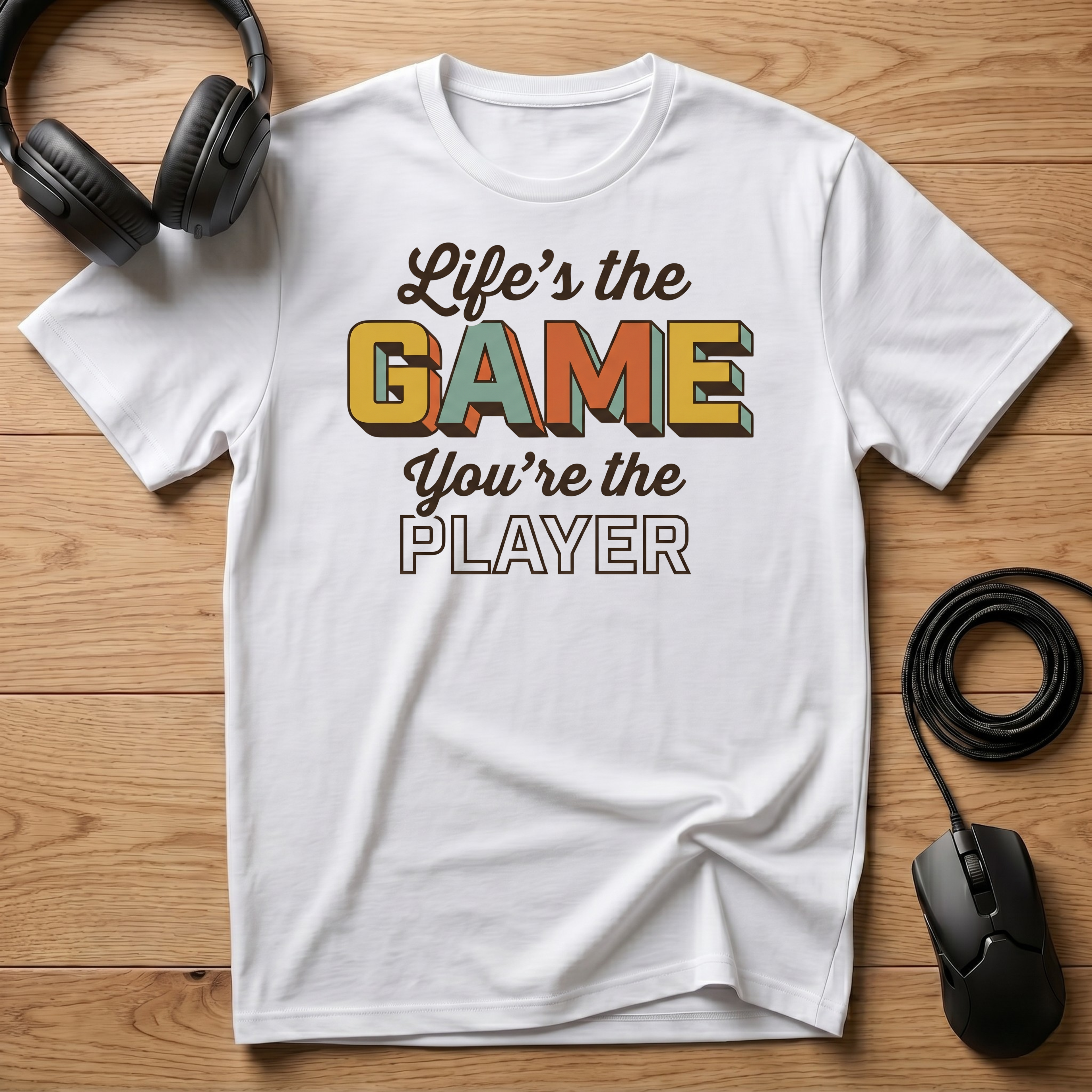 Life's the Game. You're the Player. T-Shirt