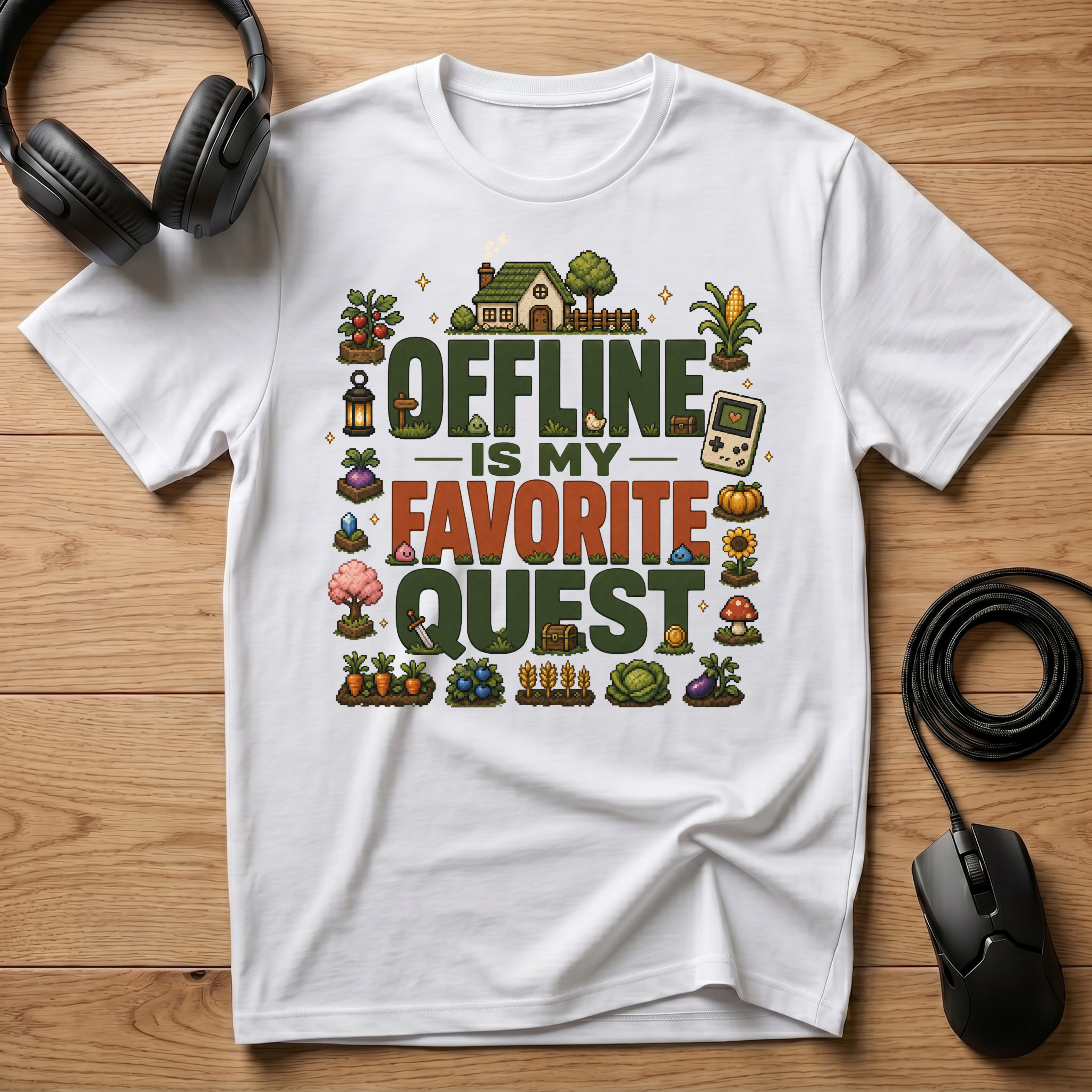 Offline Is My Favorite Quest T-Shirt