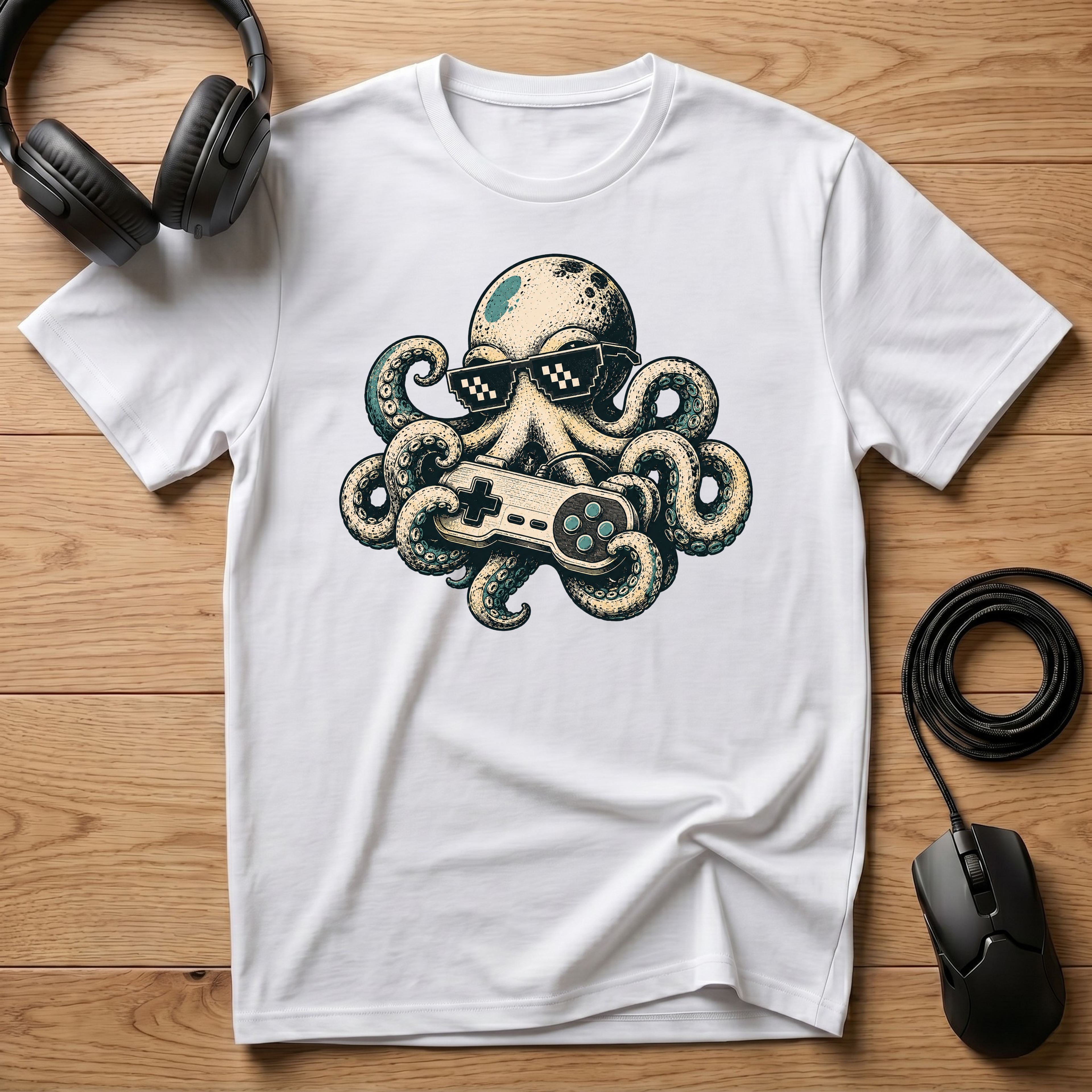 The Gaming Octopus T-Shirt