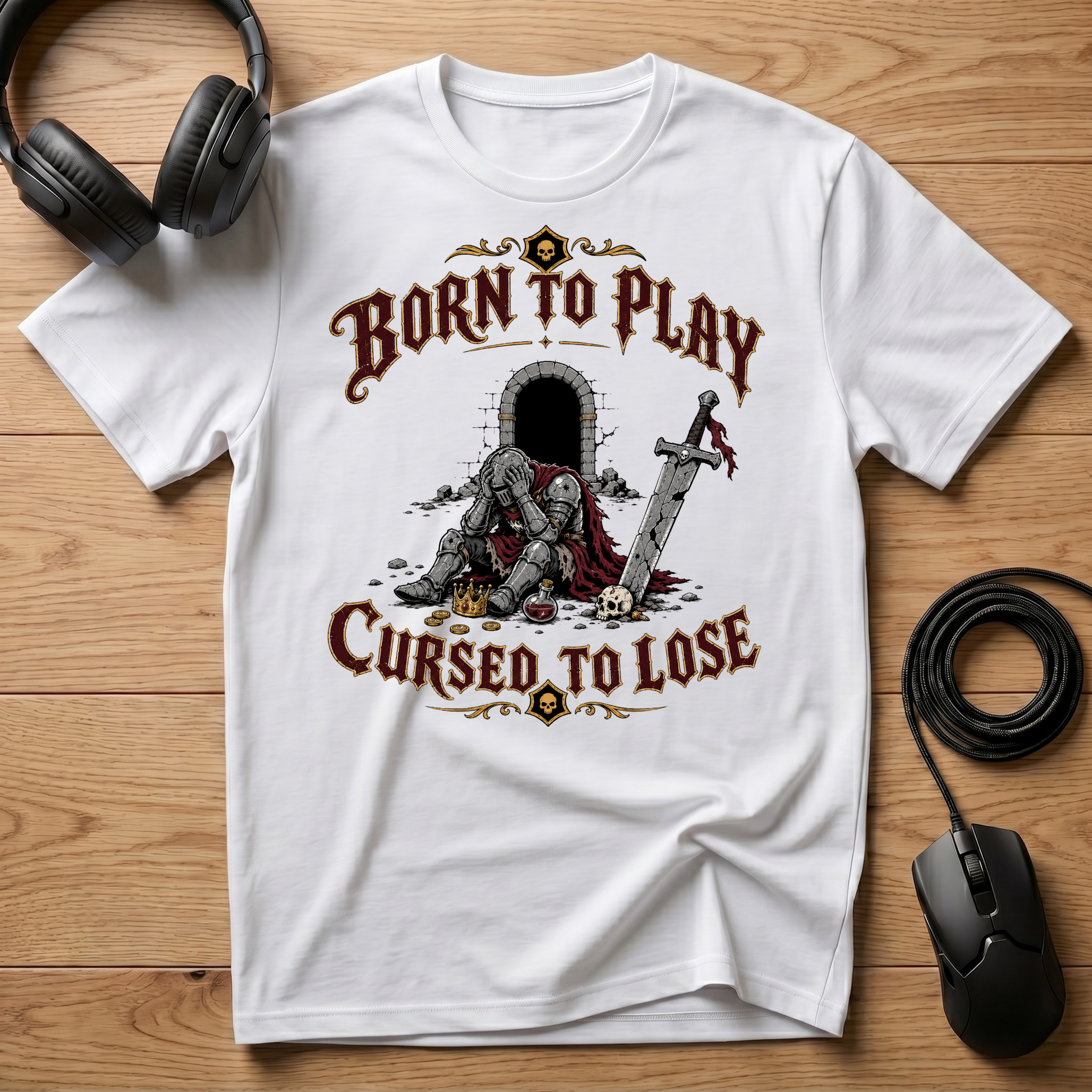 Born To Play Cursed To Lose T-Shirt