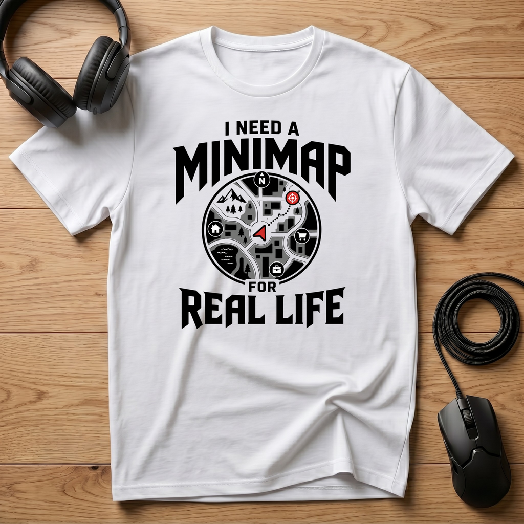I Need A Mini-Map For Real Life T-Shirt