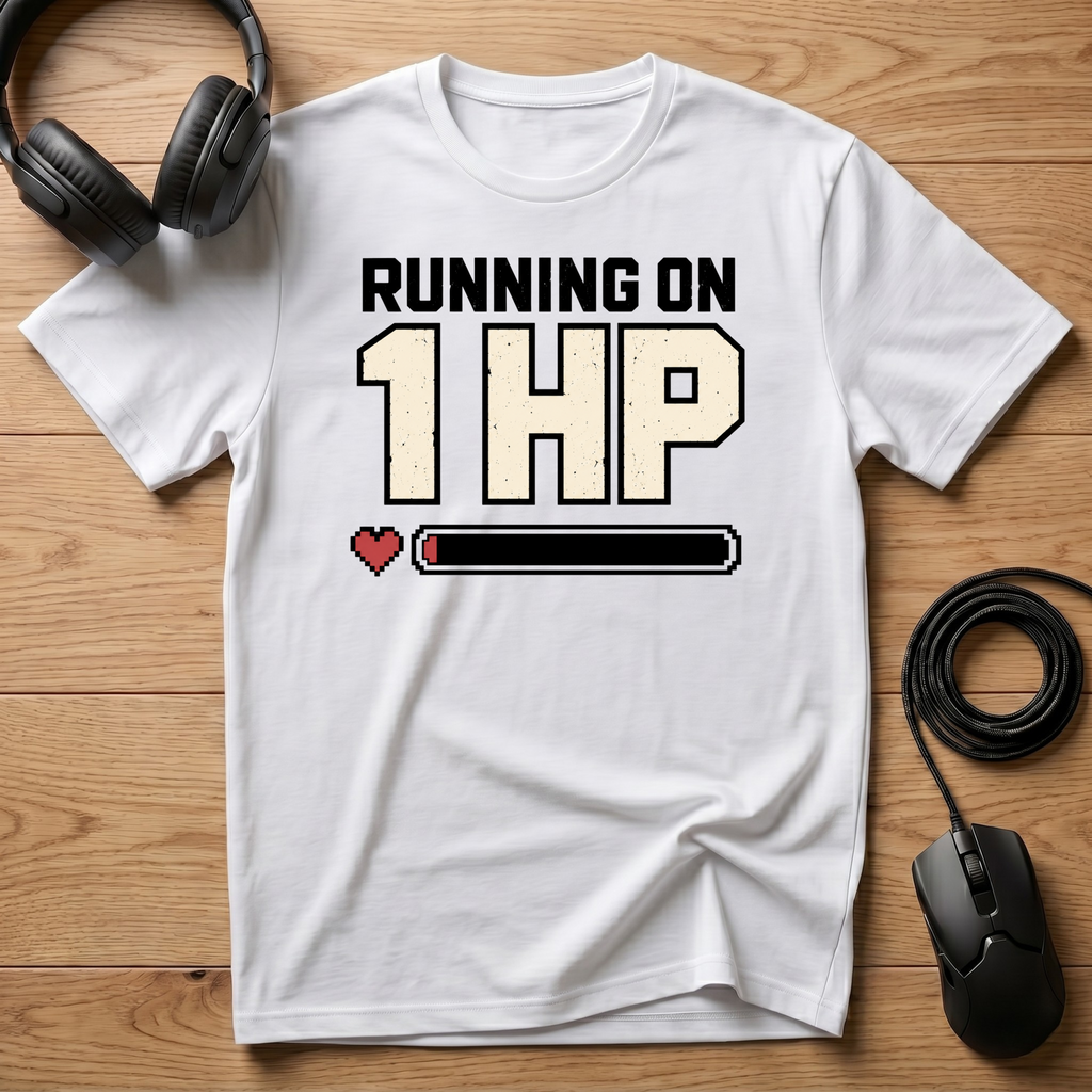 Running on 1 HP T-Shirt