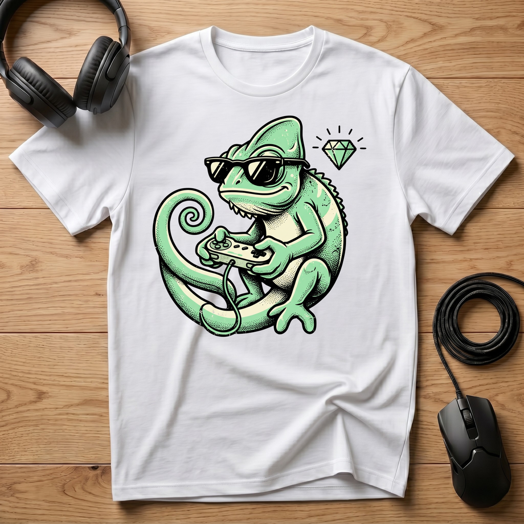 Gaming Chameleon T-Shirt